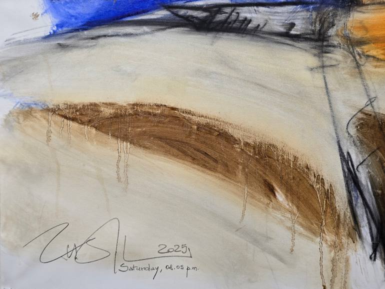 Original Abstract Expressionism Abstract Painting by Vittorio Alberto Roberto