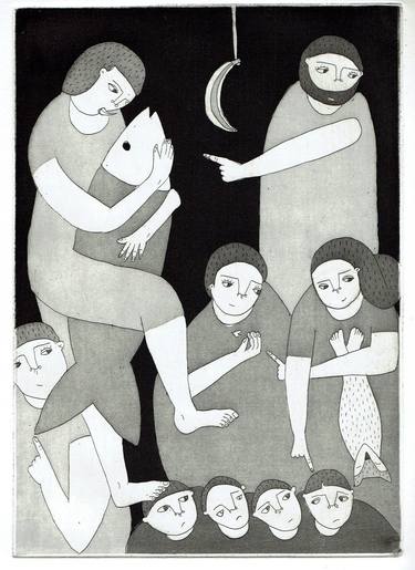 Print of Folk Popular culture Printmaking by Paula Gallardo