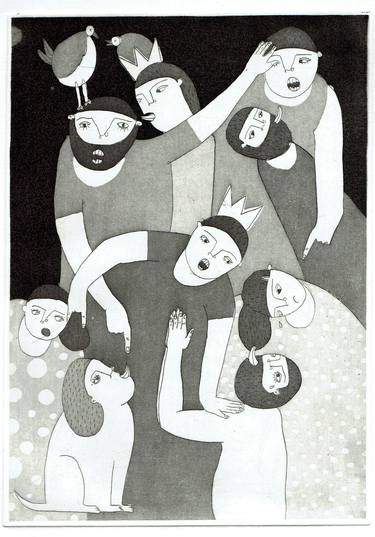 Print of Folk Culture Printmaking by Paula Gallardo