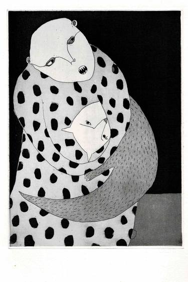 Print of Love Printmaking by Paula Gallardo