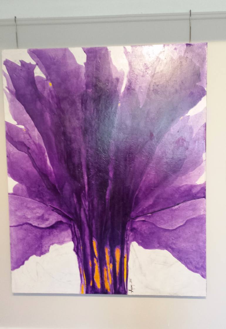 Original Abstract Expressionism Abstract Painting by Aysen Abaci
