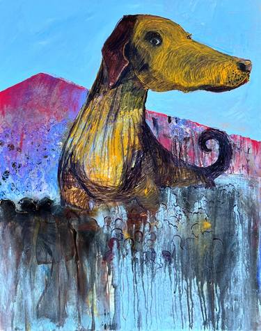 Original Expressionism Animal Paintings by Edwin Montalvo