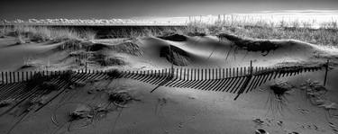 Ocean Grove Dune Fence Infrared Panorama thumb