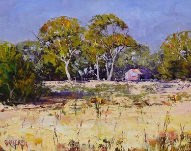 Farm shed and Gums Whittlesea, vic thumb