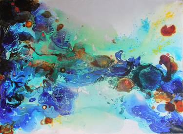 Original Abstract Expressionism Abstract Paintings by Virginia Soriano Gayarre