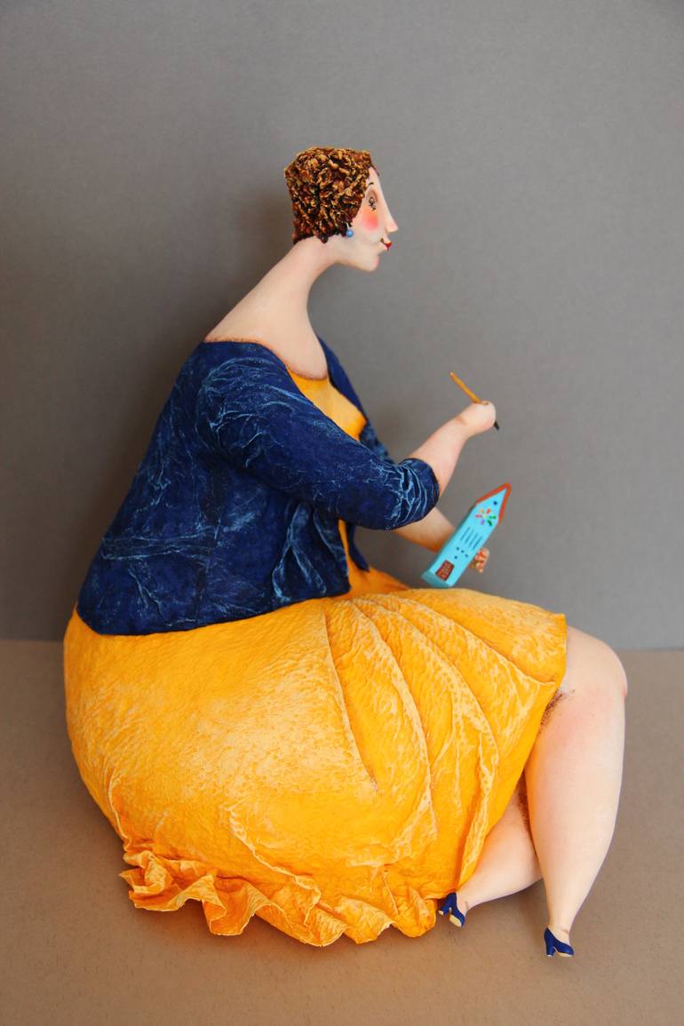 Original Figurative Home Sculpture by Marina Trusova