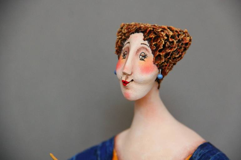 Original Figurative Home Sculpture by Marina Trusova