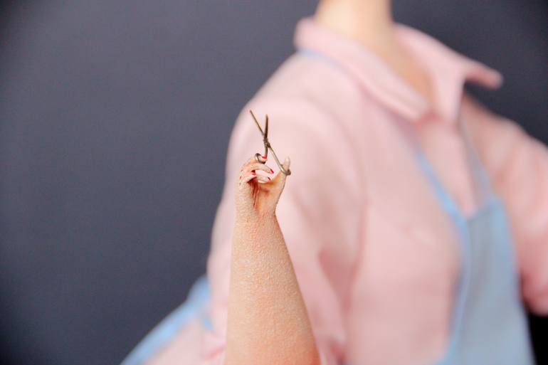 Original Figurative Women Sculpture by Marina Trusova
