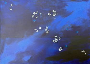 Original Conceptual Outer Space Paintings by Stephen Place