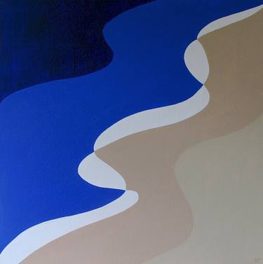 Original Abstract Beach Paintings by Stephen Place