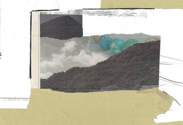 Original Abstract Landscape Collage by Chiara Criniti