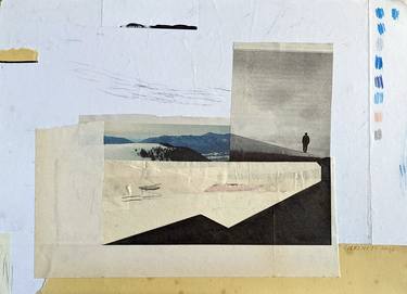 Original Landscape Collage by Chiara Criniti