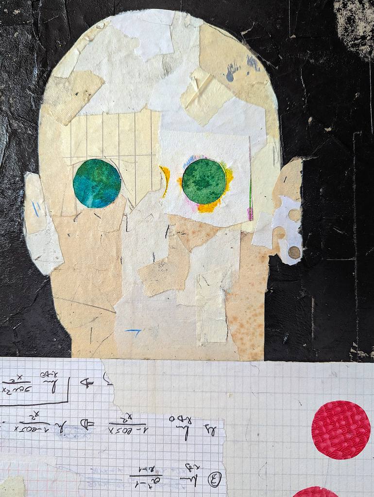 Original Abstract Expressionism People Mixed Media by Chiara Criniti