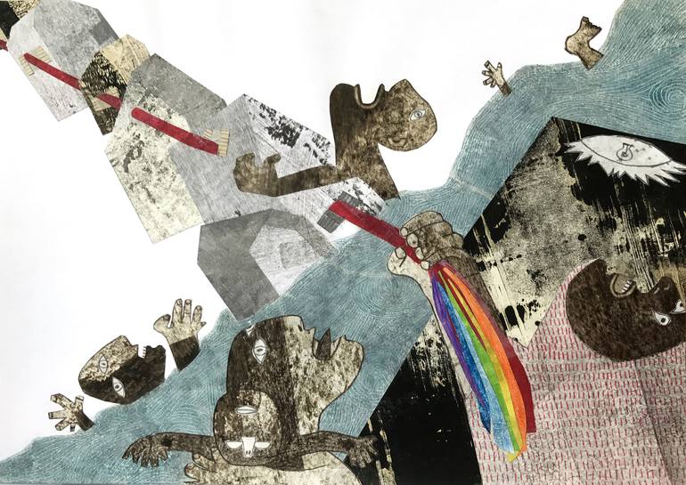 Print of Expressionism People Collage by Chiara Criniti
