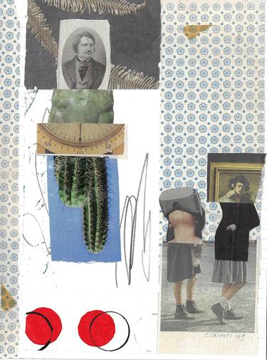 Original Conceptual Humor Collage by Chiara Criniti