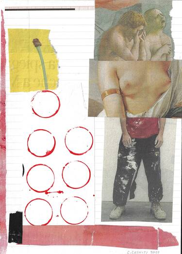 Original Conceptual Nude Collage by Chiara Criniti