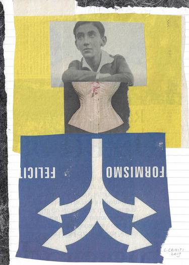 Original Conceptual People Collage by Chiara Criniti