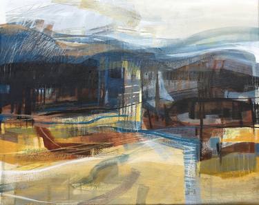 Original Abstract Landscape Paintings by Susan Mulley