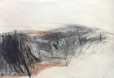 Original Abstract Landscape Drawings by Susan Mulley