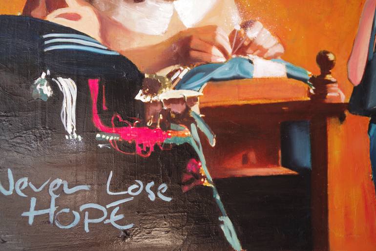 Original Contemporary Graffiti Painting by Pannier Emilie