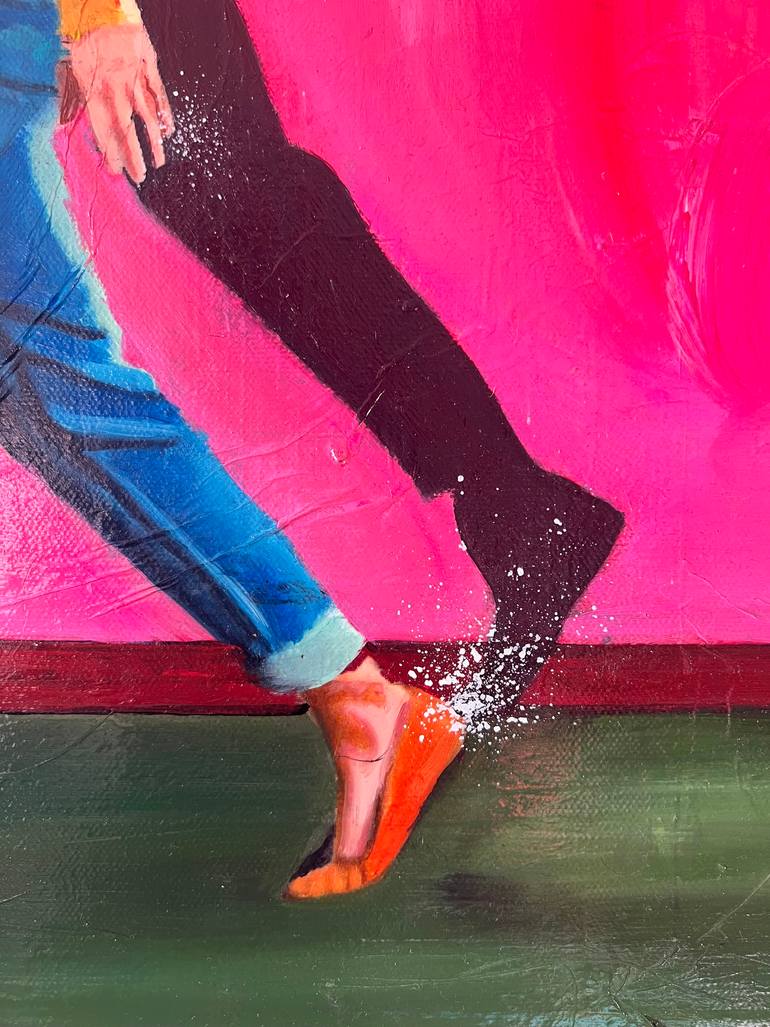 Original Figurative Cities Painting by Pannier Emilie