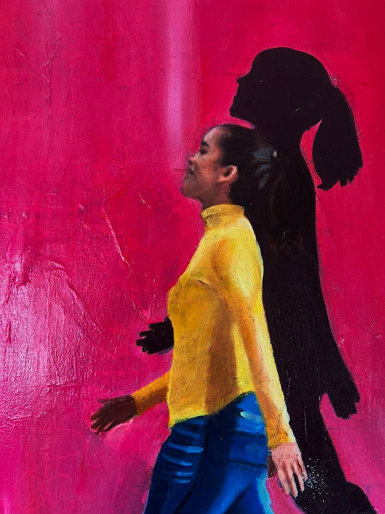 Original Figurative Cities Painting by Pannier Emilie