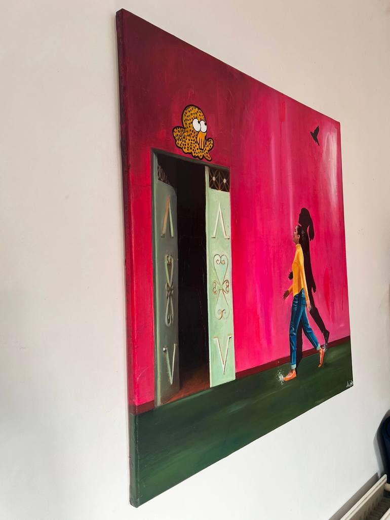 Original Figurative Cities Painting by Pannier Emilie