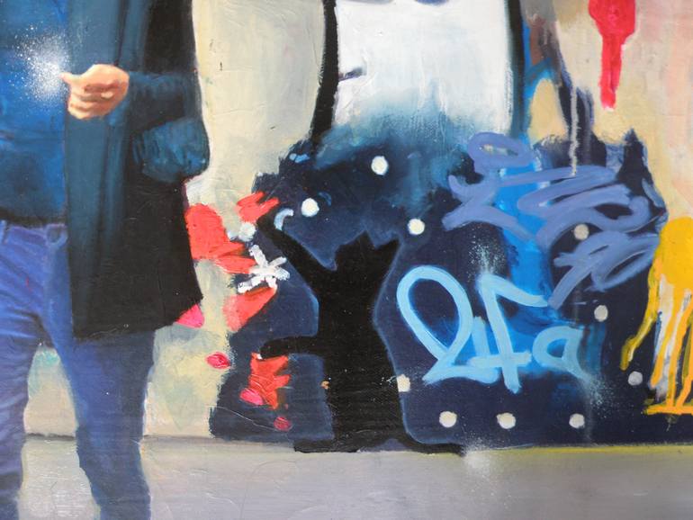 Original Contemporary Cities Painting by Pannier Emilie