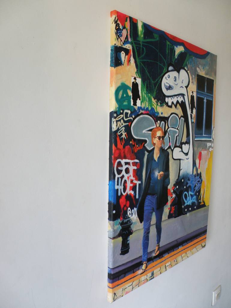Original Contemporary Cities Painting by Pannier Emilie