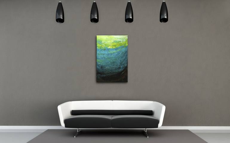 Original Abstract Expressionism Abstract Painting by Sergey Das