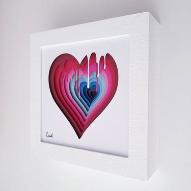 Original Abstract Love Sculpture by Daniel A du Preez