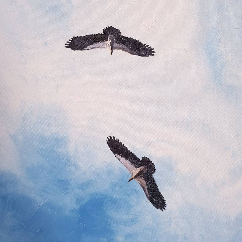 Original Abstract Aerial Painting by Daniel A Du Preez