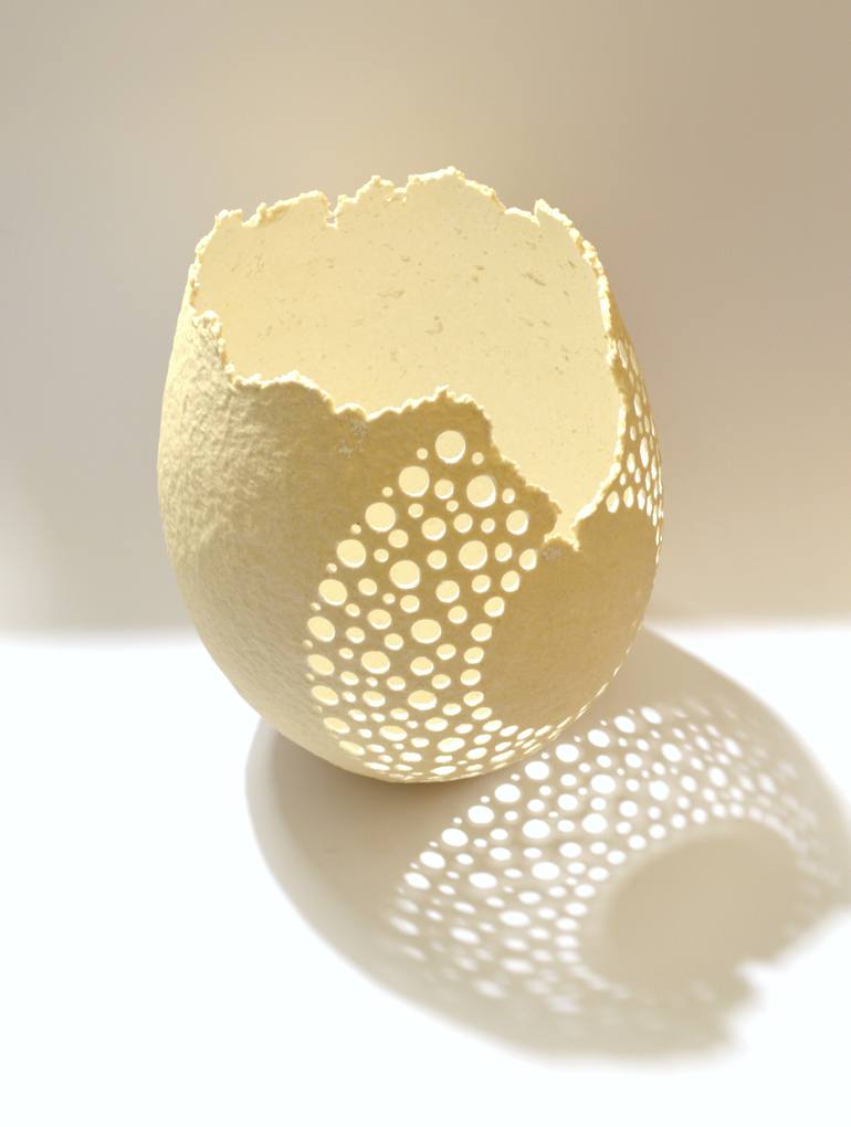 Original Abstract Patterns Sculpture by Daniel A Du Preez