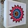 This artwork is a one of a kind authentic, original artwork, derived entirely from my own observation and imagination.
Many layers of textured acid free cut paper are used to create depth and to bring this 3 dimensional artwork to life.
I framed this artwork with a modern white handmade boxed frame that was manufactured specialty for this artwork, this frame have a Plexiglas front, this means the artwork is protected from ultraviolet light.
Thank you for looking at this artwork.