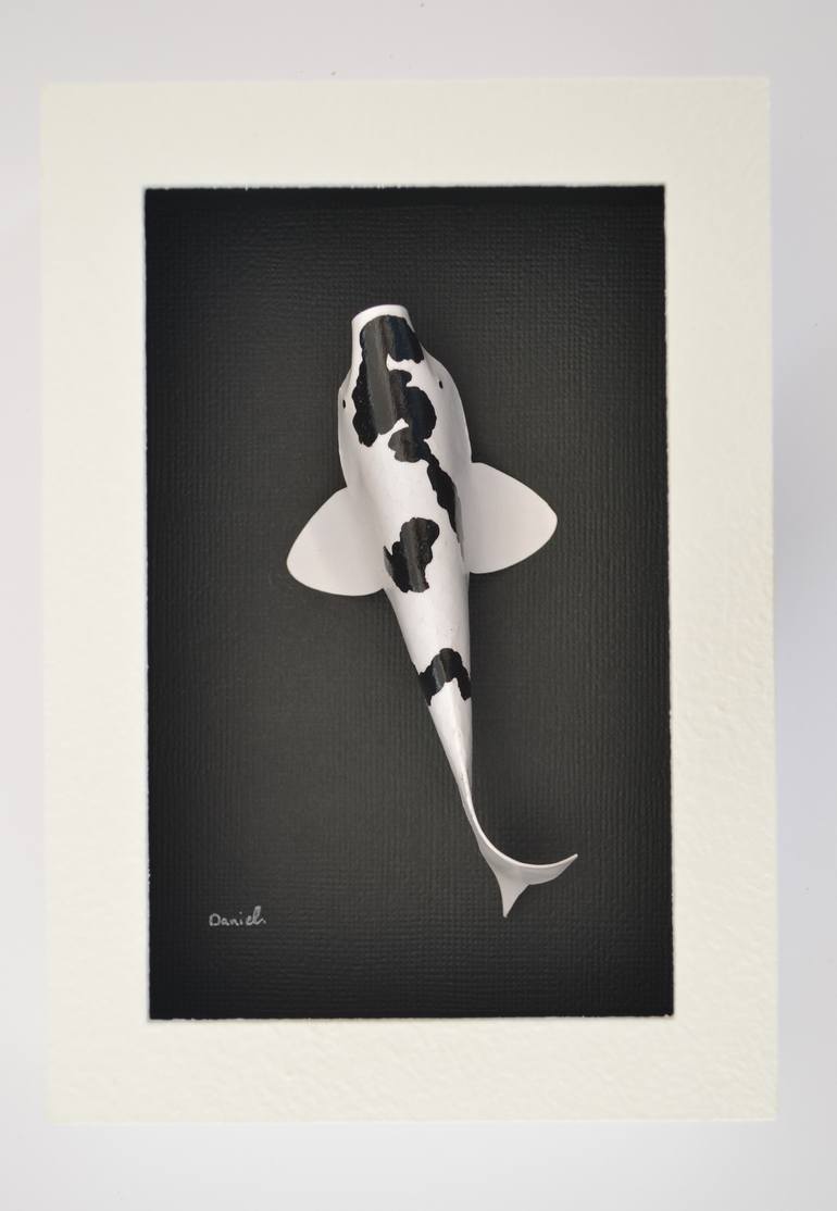 Original Abstract Fish Sculpture by Daniel A du Preez