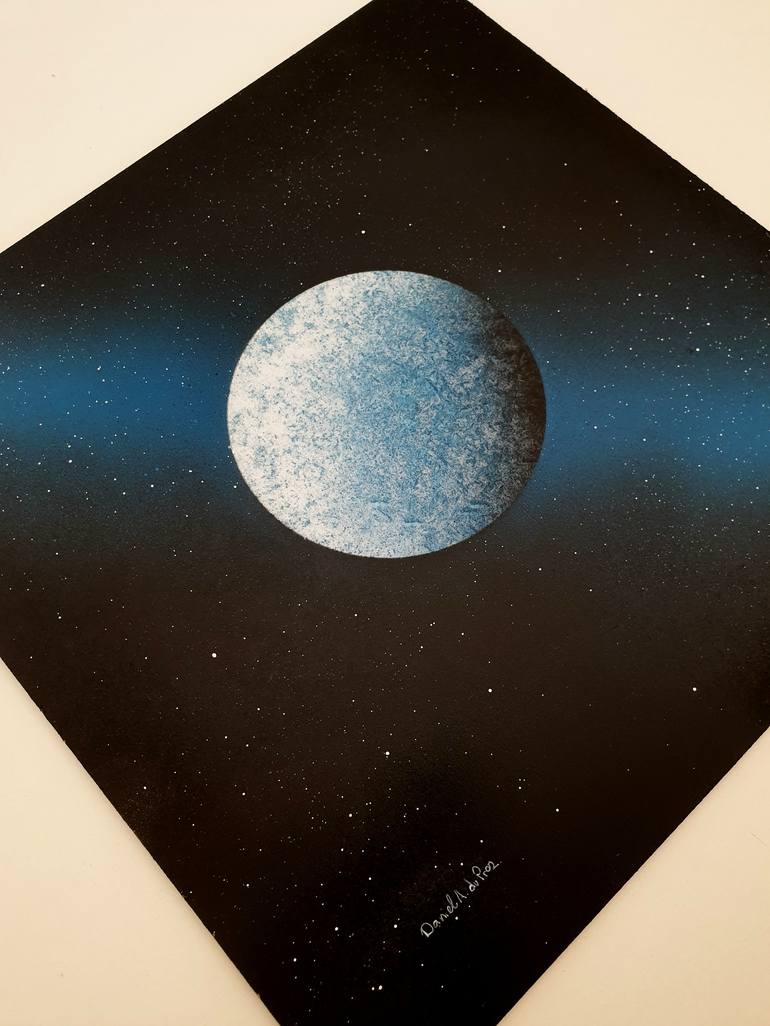 Original Outer Space Painting by Daniel A du Preez