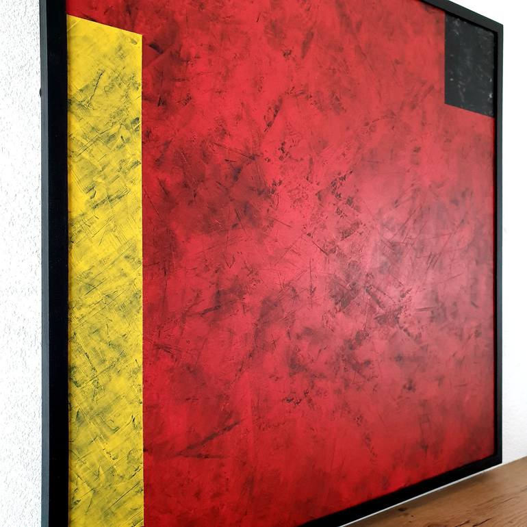 Original Fine Art Abstract Painting by Daniel A du Preez