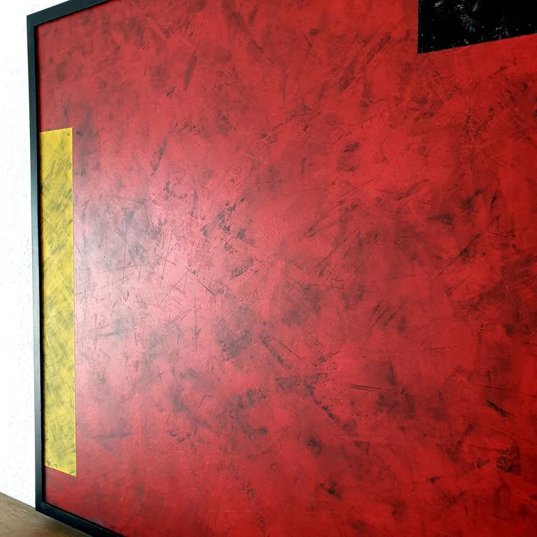 Original Fine Art Abstract Painting by Daniel A du Preez