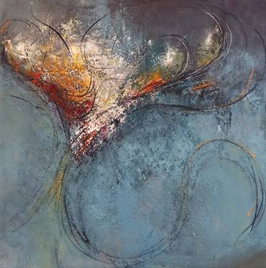 Original Abstract Mixed Media by EliArte Eliane VB