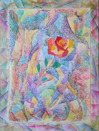 Print of Abstract Floral Paintings by Alberto Magi