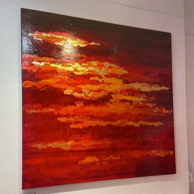 Original Abstract Expressionism Abstract Painting by Chelsea Davine