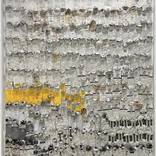 Homage to Andy Warhol in Black&White paint tubes with yellow by Chelsea Davine