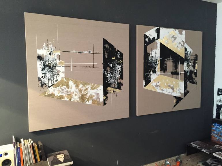 Original Conceptual Abstract Painting by Chelsea Davine