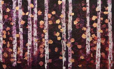 Saatchi Art Artist Chelsea Davine; Painting, “Dappled Forest with Copper” #art
