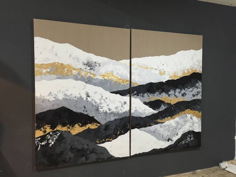 Original Abstract Landscape Painting by Chelsea Davine