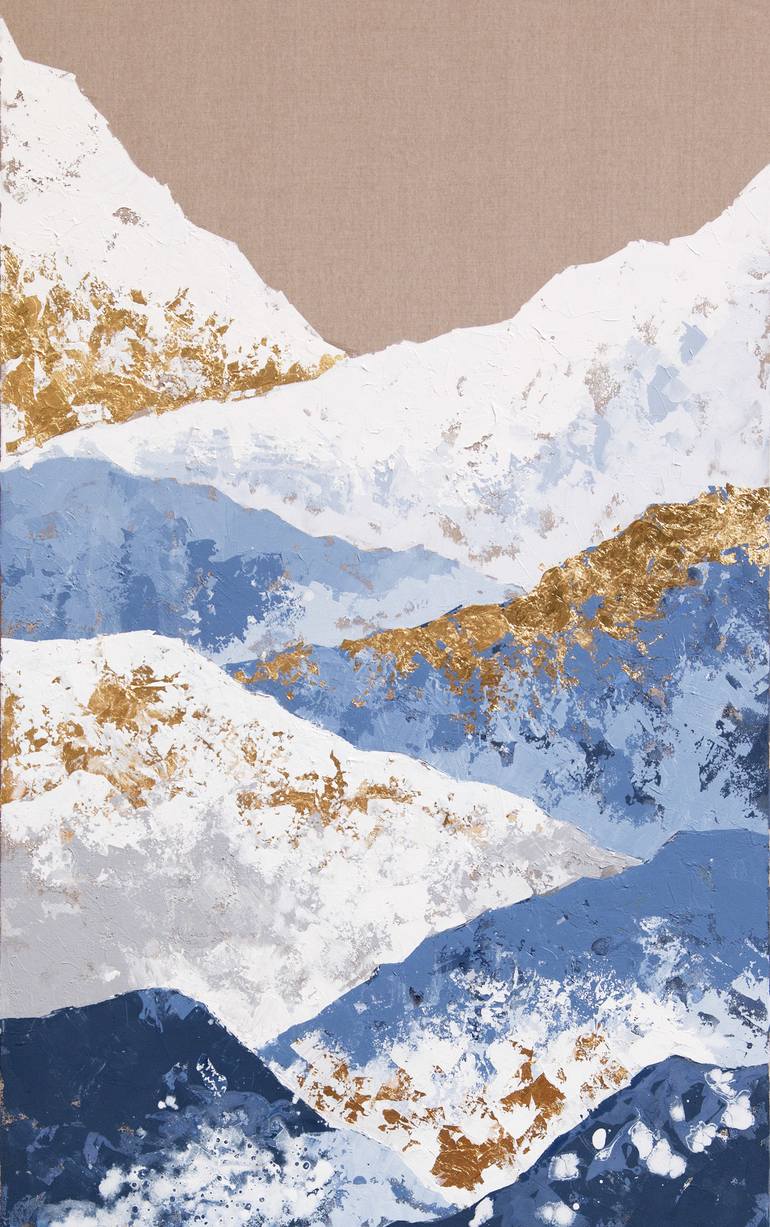 Blue Mountains (portrait) Painting by Chelsea Davine | Saatchi Art