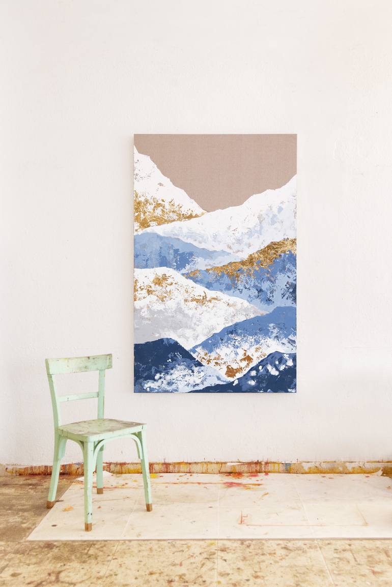 Original Abstract Landscape Painting by Chelsea Davine