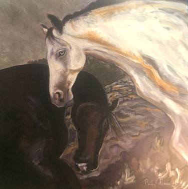 Original Fine Art Animal Paintings by Anastassia Laney