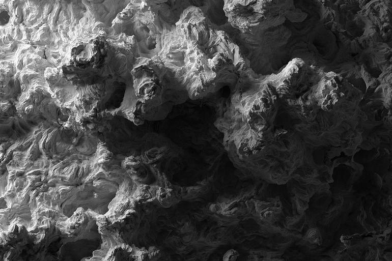 Original Abstract Landscape Digital by Lauryna Narkeviciute