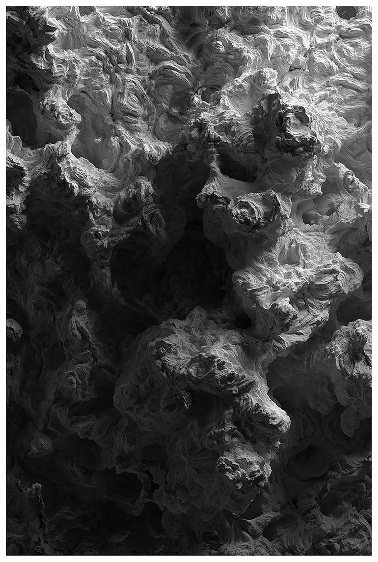 Original Abstract Landscape Digital by Lauryna Narkeviciute